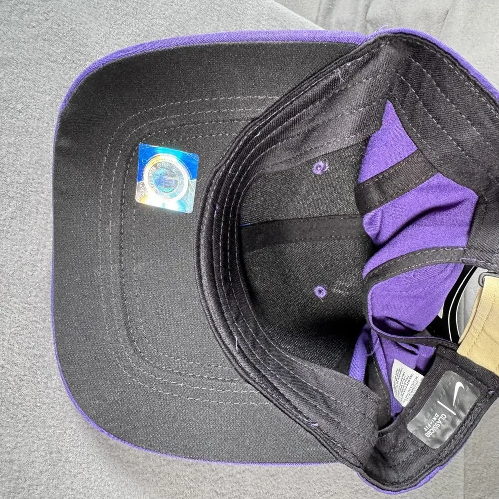 Washington Huskies Hat Cap‎ Strap Back Mens One Size NCAA Nike Dri-FIT AeroBill